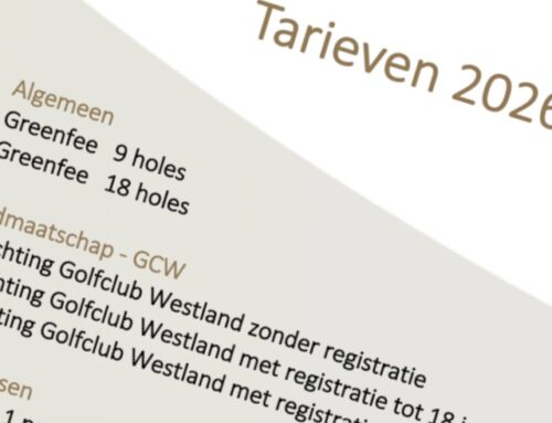 Nieuwe tarieven per 1 januari 2026.