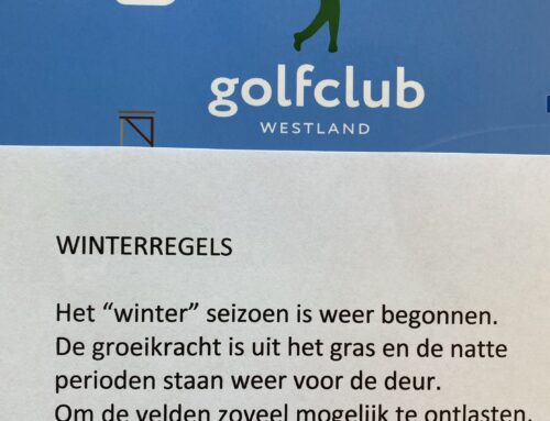 Winterregels zijn weer van toepassing!