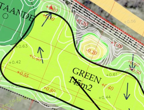 ! Nieuwe green hole 1